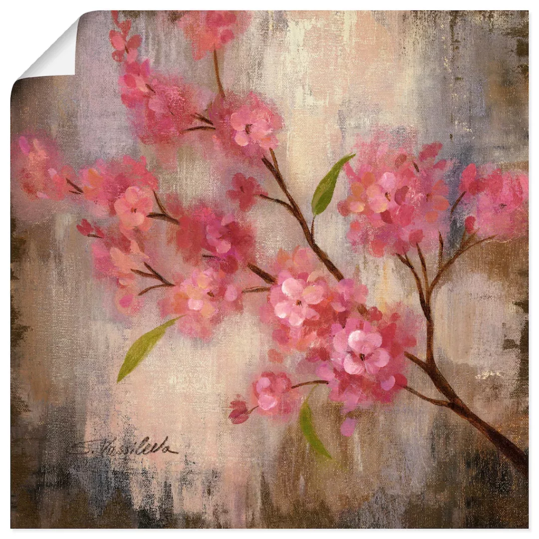 Artland Wandbild "Kirschblüte II", Blumen, (1 St.) günstig online kaufen