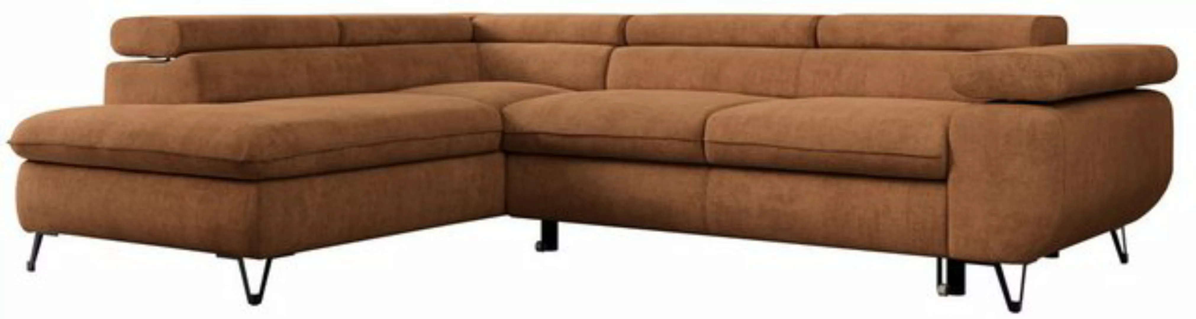 MKS MÖBEL Ecksofa PETER L, Bettfunktion, Modern Sofa, L-form, Einstellbare günstig online kaufen