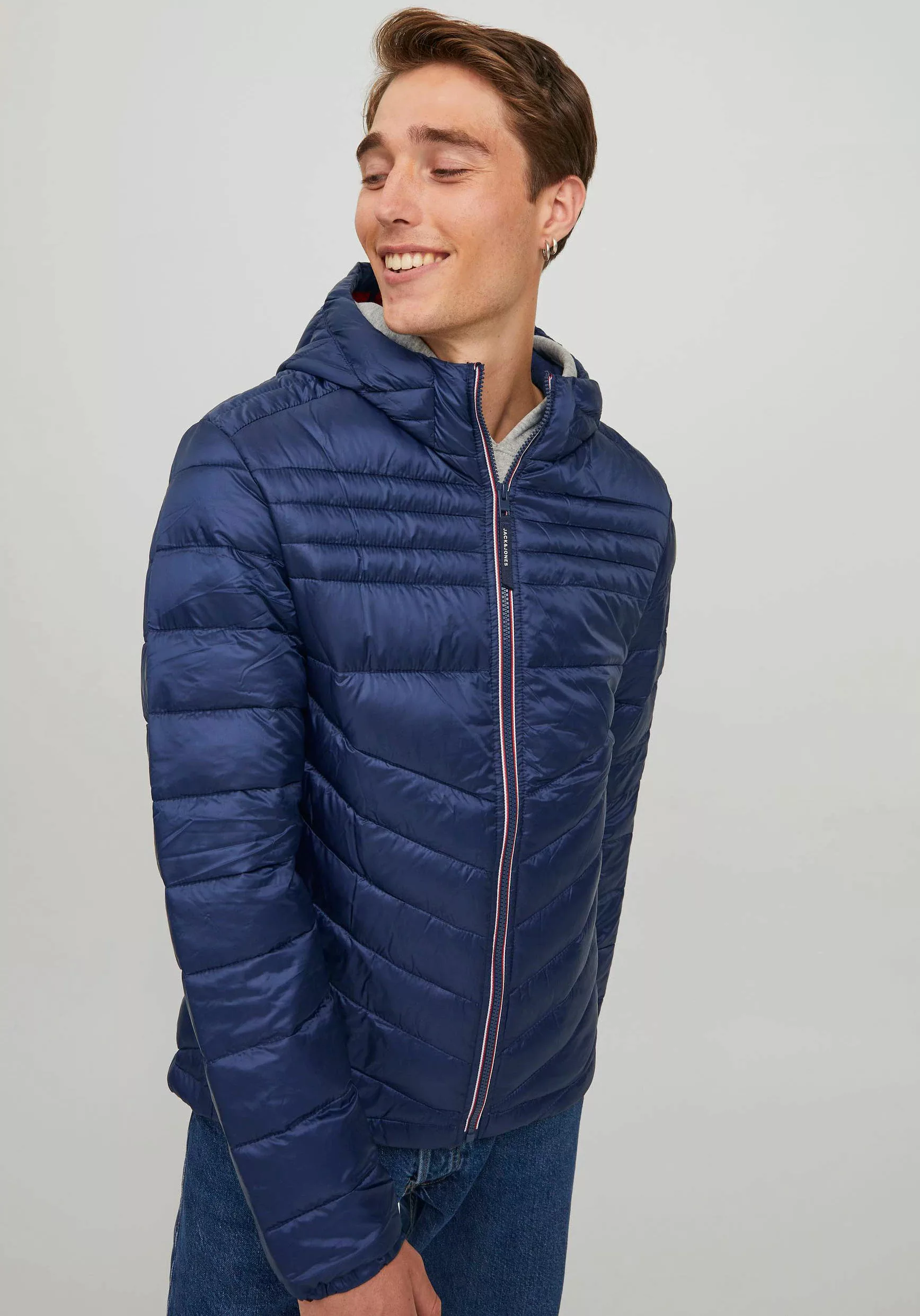 Jack & Jones Steppjacke "HERO PUFFER HOOD", mit Kapuze günstig online kaufen