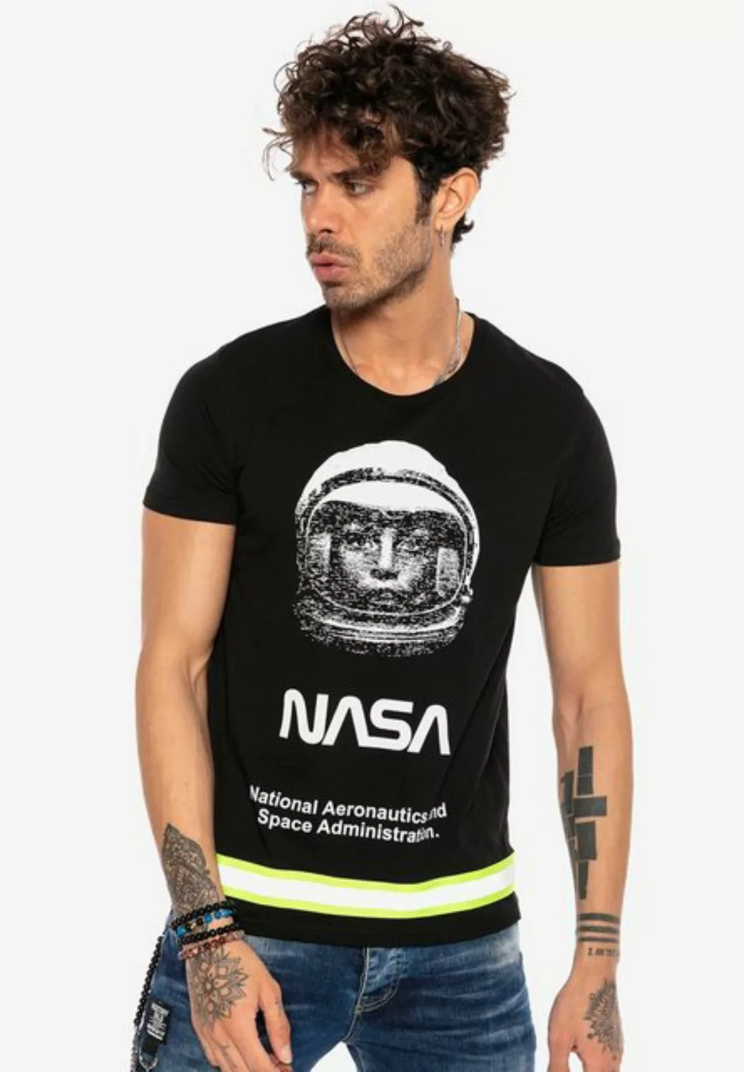 RedBridge T-Shirt Visalia mit modischem NASA-Print günstig online kaufen