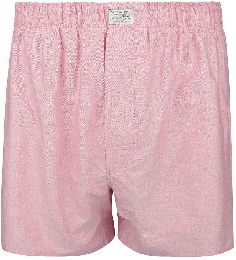 Steppin' Out Boxershort Oxford Rot - Größe XL günstig online kaufen