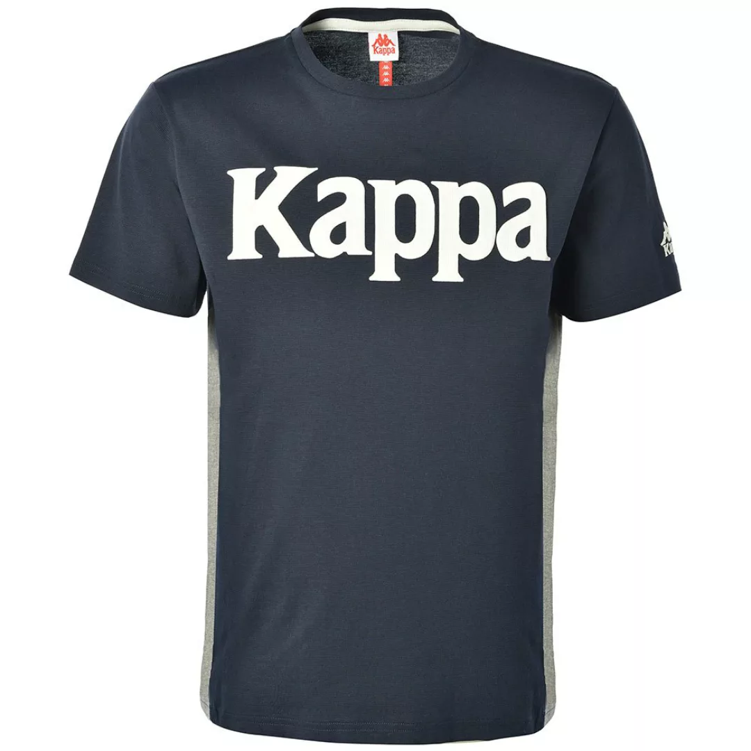 Kappa Impala Authentic Kurzärmeliges T-shirt S Blue Navy / Grey Cold Mel günstig online kaufen