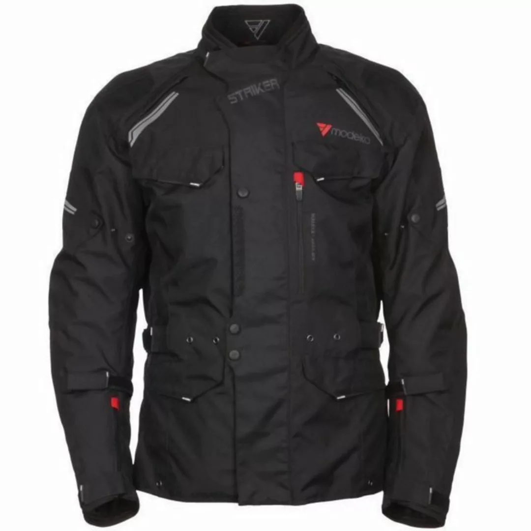 Modeka Motorradjacke Modeka Striker Textiljacke schwarz XS günstig online kaufen
