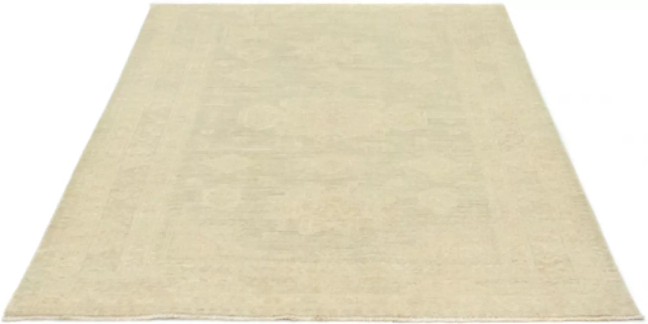 morgenland Wollteppich »Farahan Teppich handgeknüpft hellblau«, rechteckig günstig online kaufen