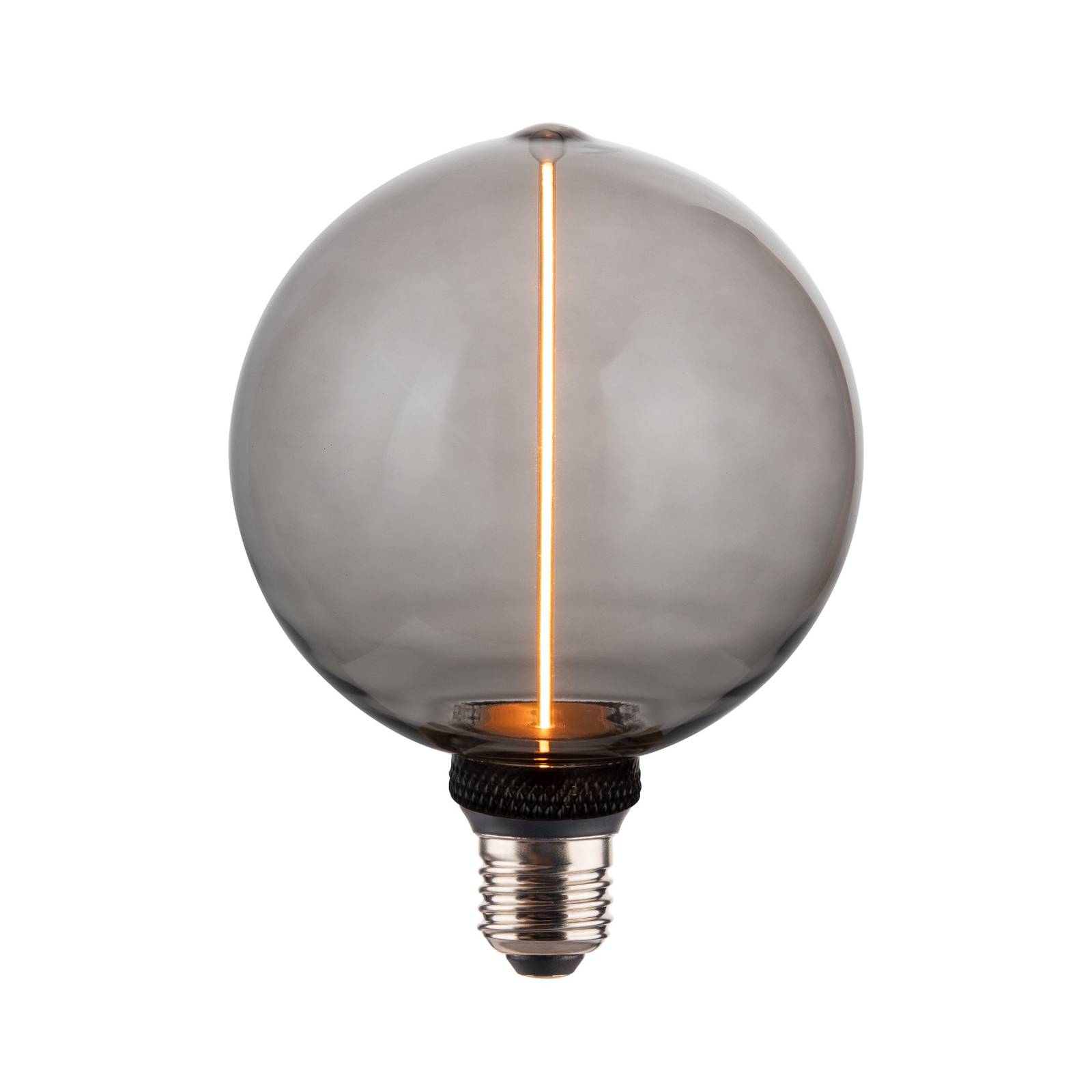 PR Home Edge LED-Leuchtmittel E27 grau 2W 1800K dimmbar G125 günstig online kaufen