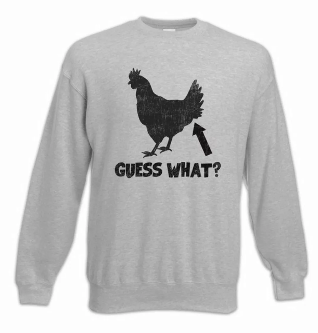 Urban Backwoods Sweatshirt Guess What Sweatshirt Chicken Butt Quote Fun Jok günstig online kaufen