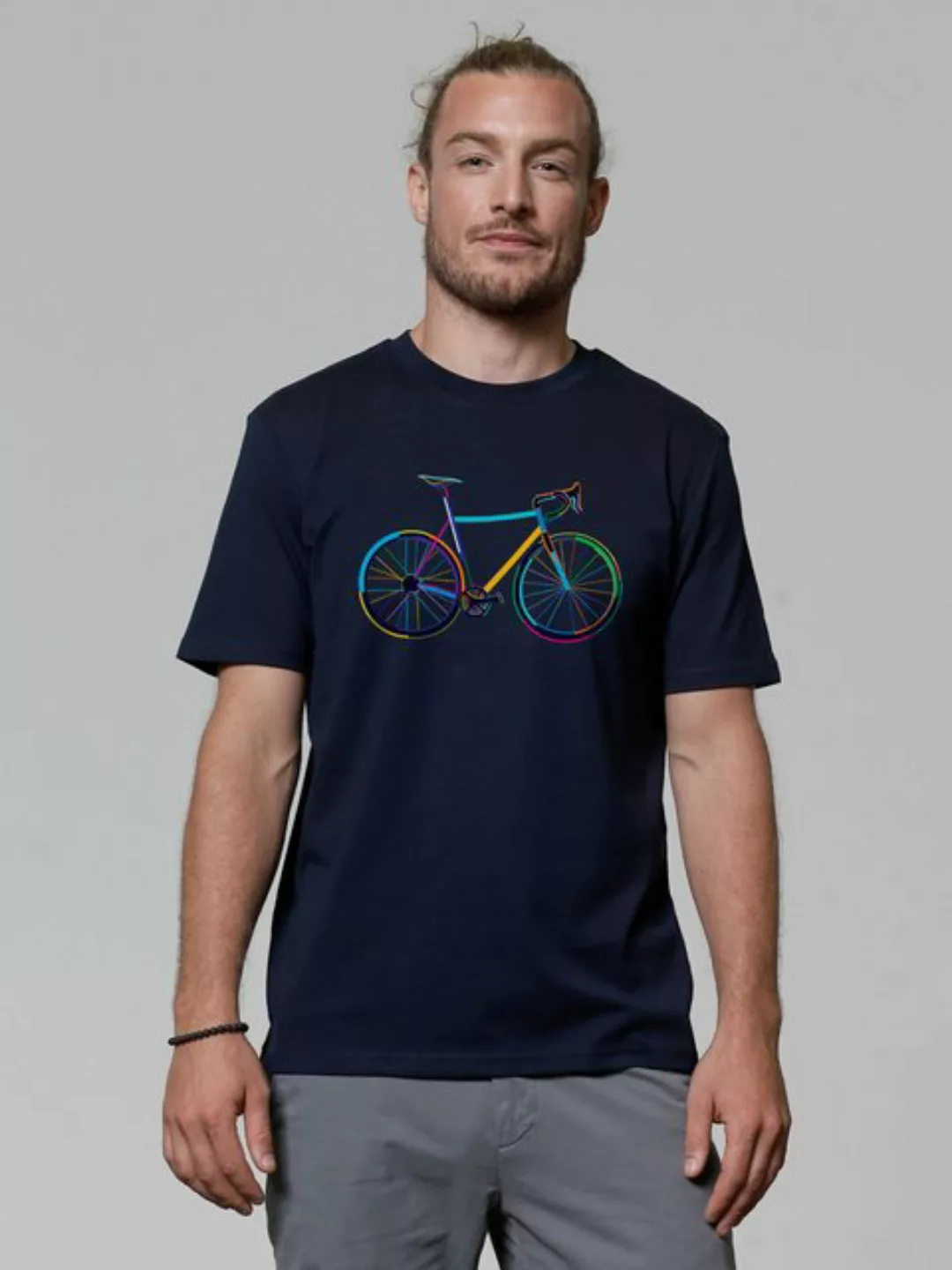 wat? Apparel Print-Shirt Fahrrad by night (1-tlg) günstig online kaufen