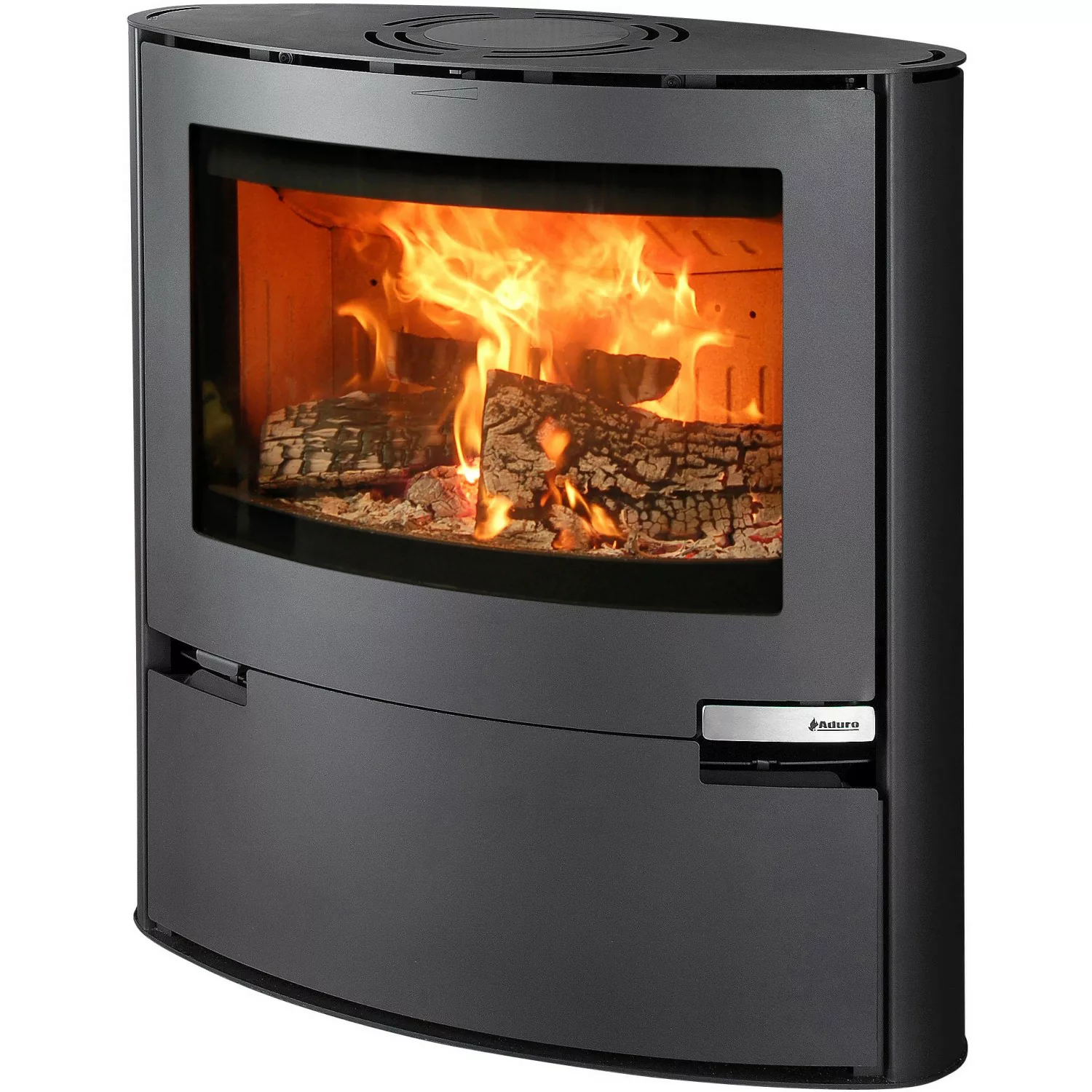 Aduro Kaminofen 15 Stahl Schwarz 6,5 kW mit Automatik günstig online kaufen