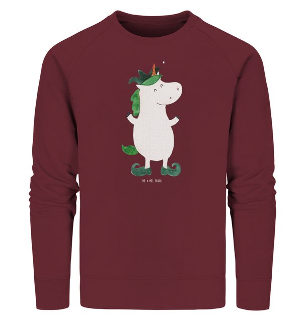 Mr. & Mrs. Panda Longpullover Größe XS Einhorn Joker - Burgundy - Geschenk, günstig online kaufen