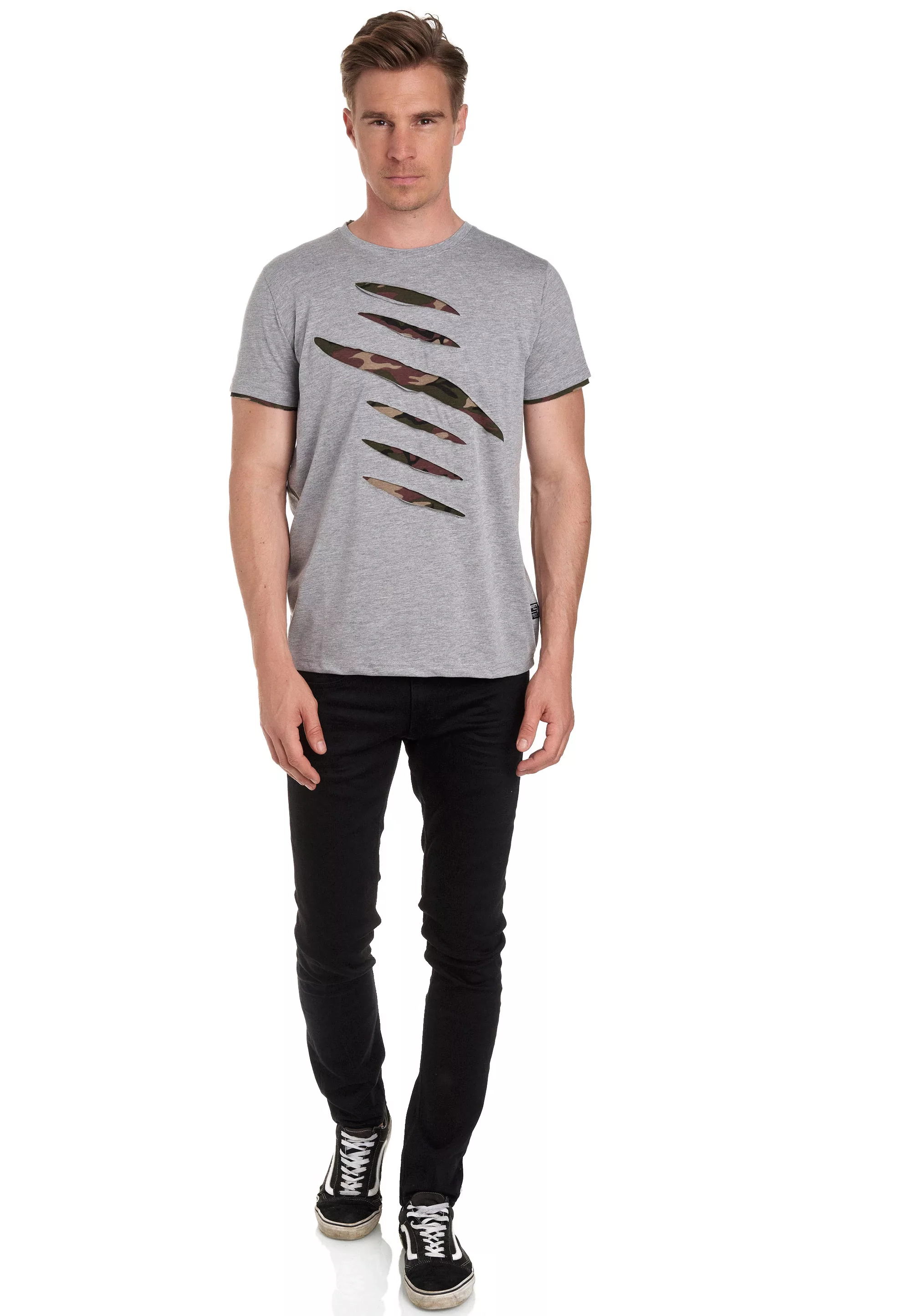 Rusty Neal T-Shirt im trendigen 2-in-1-Design günstig online kaufen