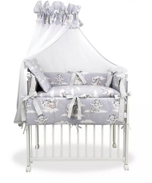 Babyhafen Beistellbett 8-teilig Babybett Set Kleinbett 90×40 Drache Mobil, günstig online kaufen