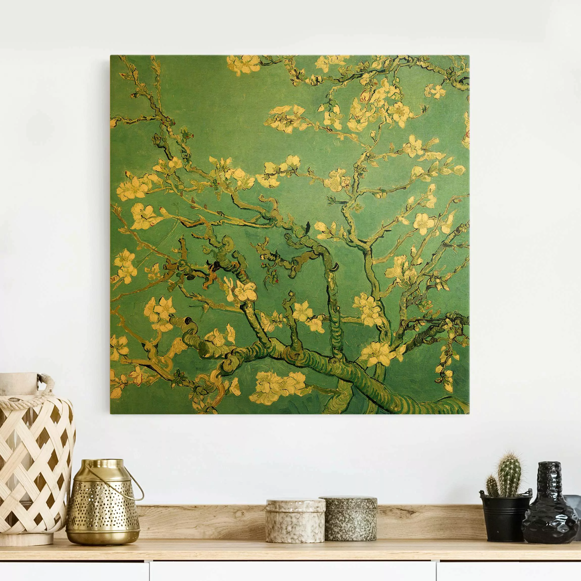 Leinwandbild Gold Vincent van Gogh - Mandelblüte günstig online kaufen