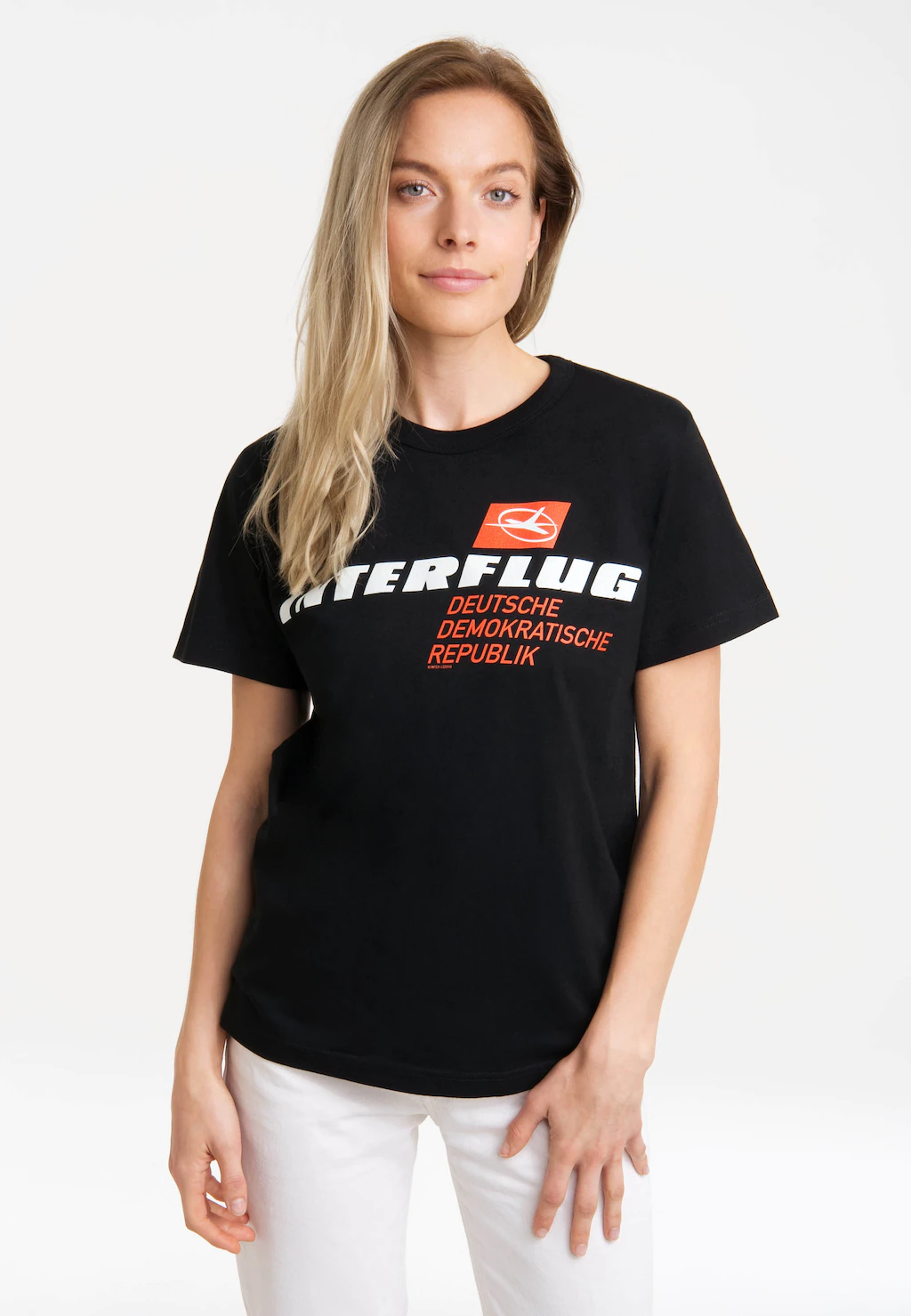 LOGOSHIRT T-Shirt "Interflug DDR", mit lizenziertem Print günstig online kaufen