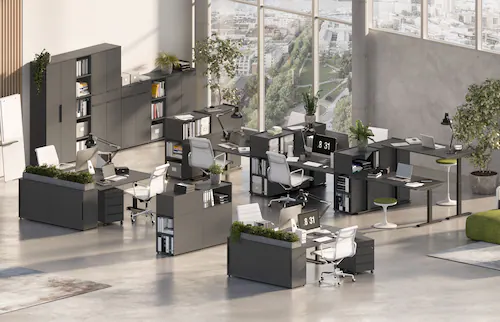 GERMANIA Schreibtisch "Mailand, elektrisch höhenverstellbar" günstig online kaufen