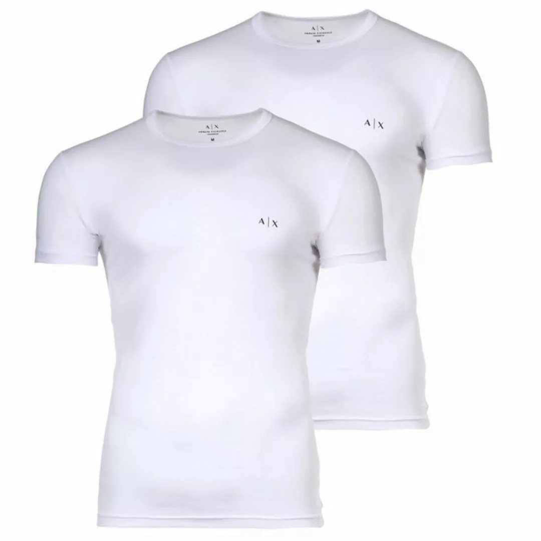 ARMANI EXCHANGE T-Shirt Herren T-Shirt, 2er Pack- Rundhals, Kurzarm günstig online kaufen