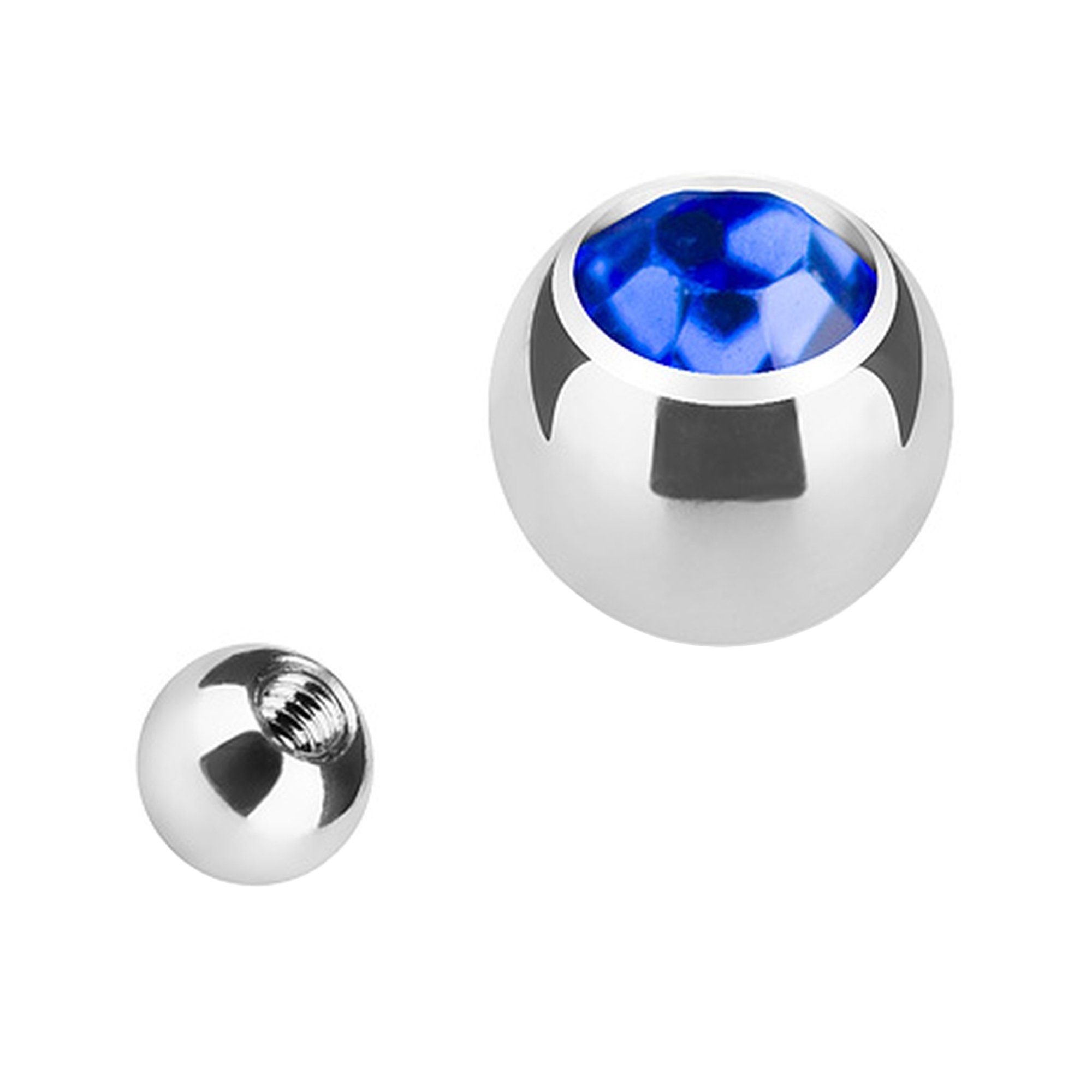 Taffstyle Piercing-Set Piercing Ersatz Schraubkugel Silber günstig online kaufen