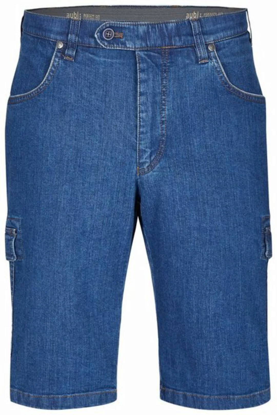 aubi: Stoffhose aubi Perfect Fit Herren Sommer Jeans Cargo Shorts Stretch a günstig online kaufen