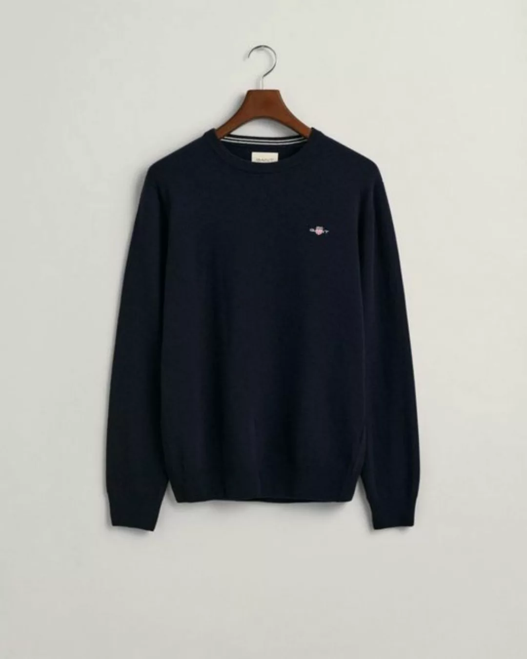 Gant Sweatshirt SUPERFINE LAMBSWOOL C-NECK, MARINE günstig online kaufen