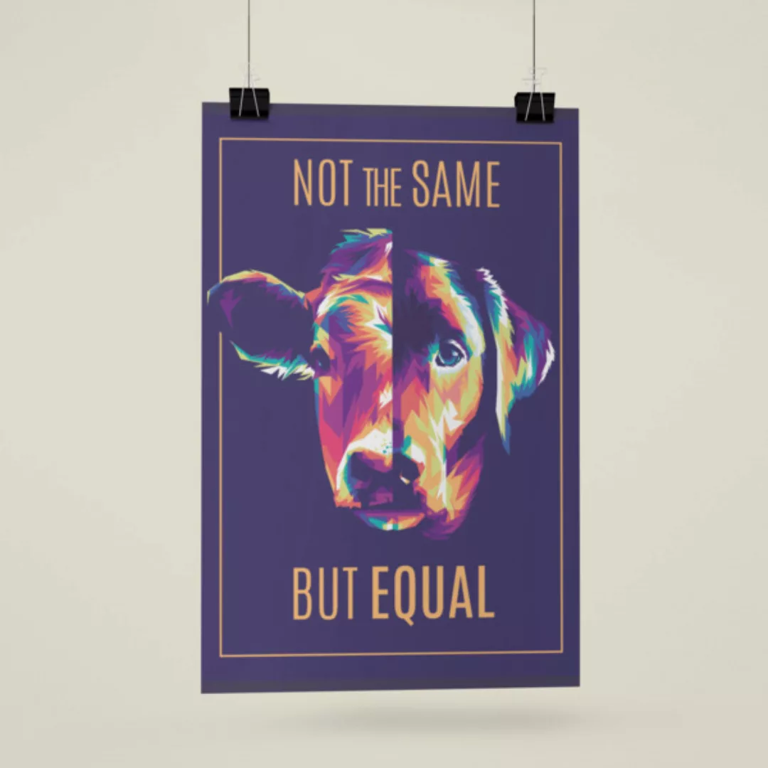 Not The Same But Equal - Poster günstig online kaufen
