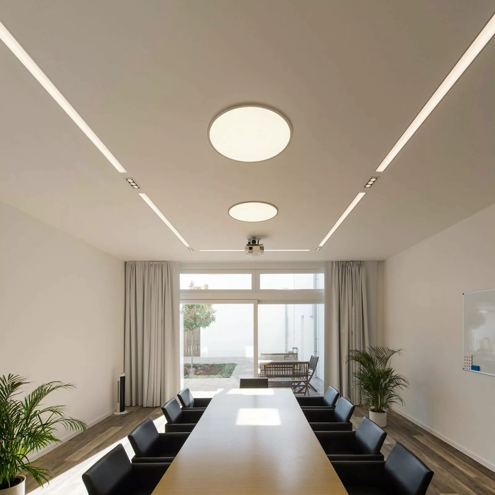 LED Deckenaufbauleuchte Panel in Weiß 42W 3000K günstig online kaufen