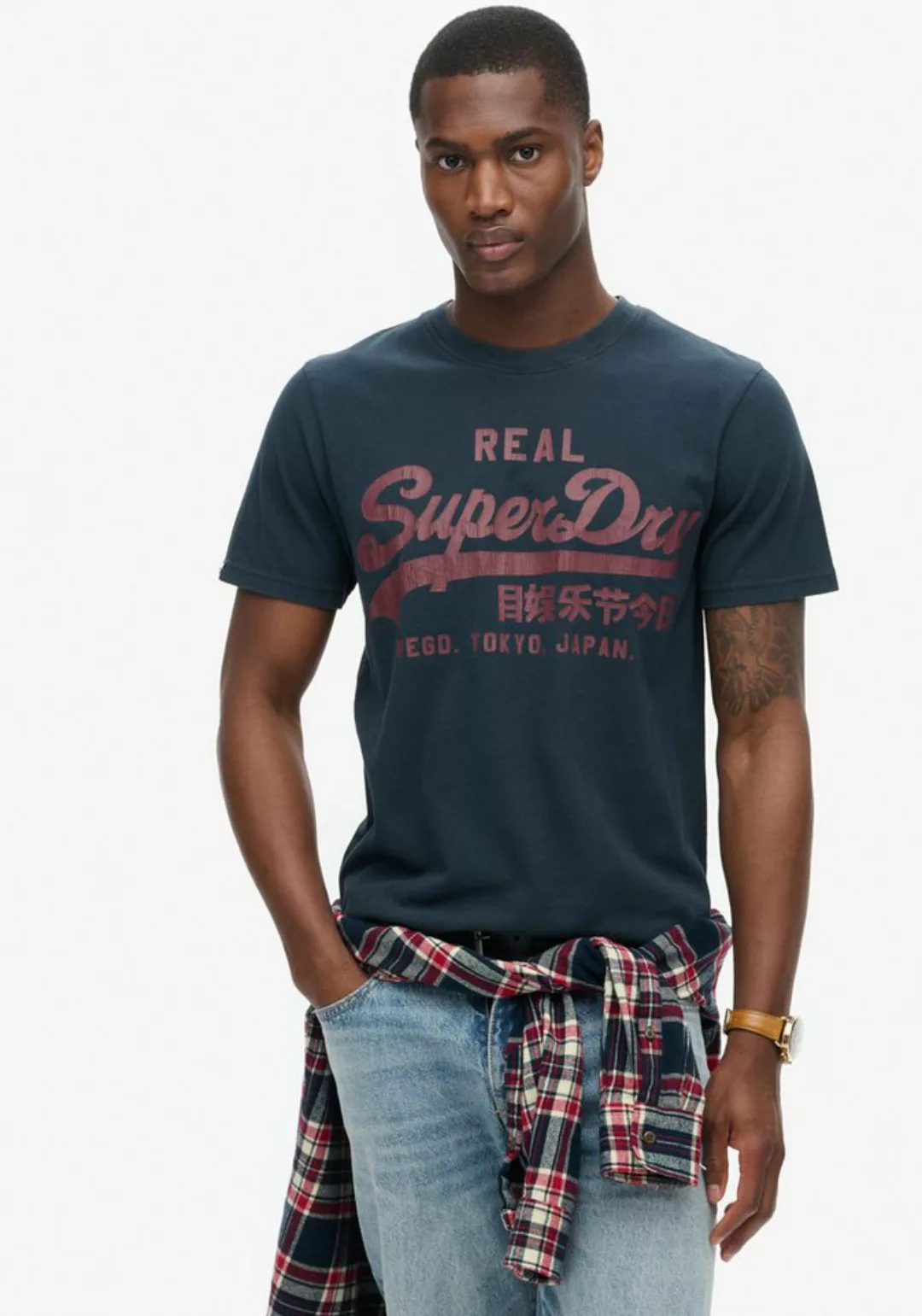 Superdry Rundhalsshirt CLASSIC VL GRAPHIC T SHIRT günstig online kaufen