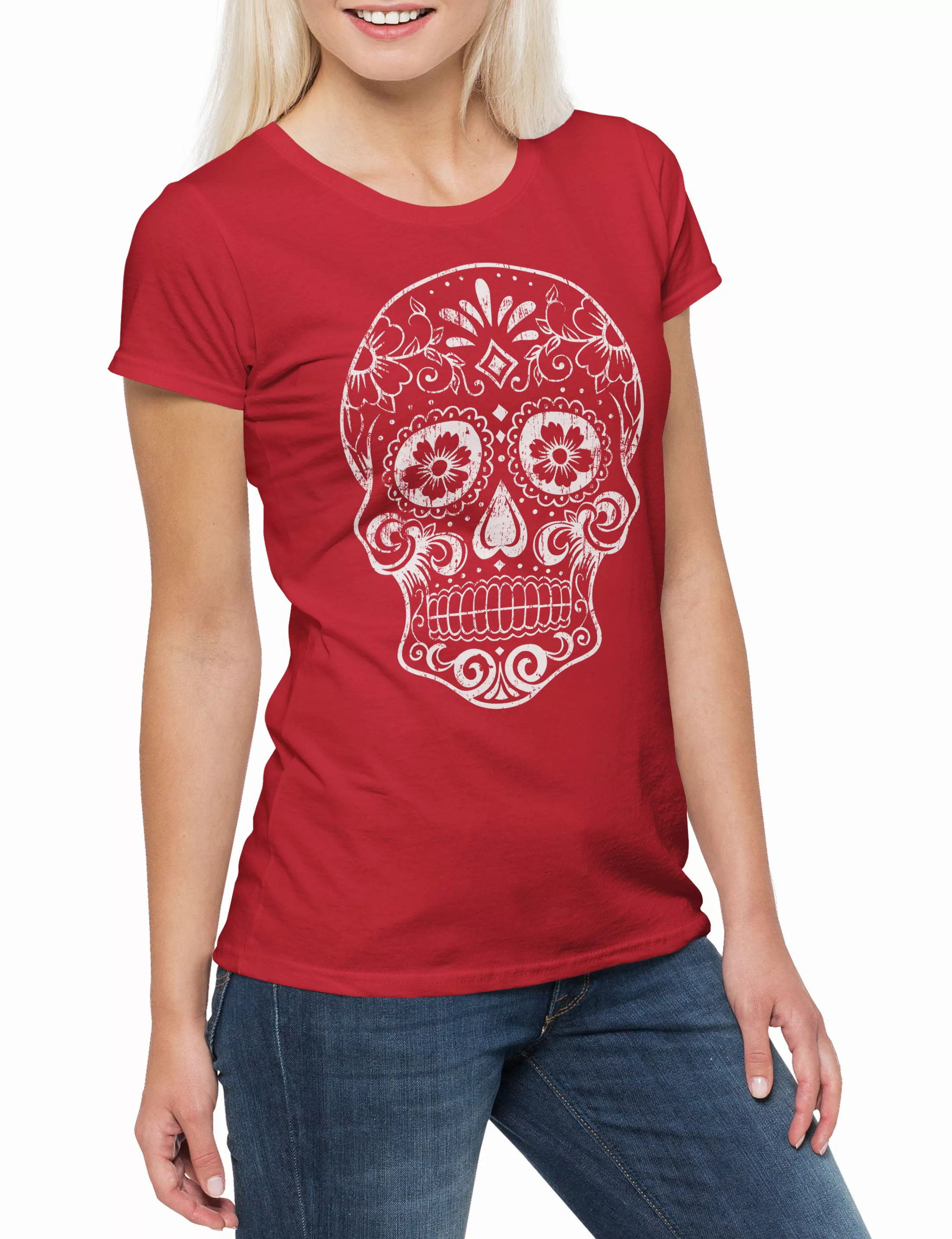 Urban Backwoods Print-Shirt Mexican Skull V günstig online kaufen