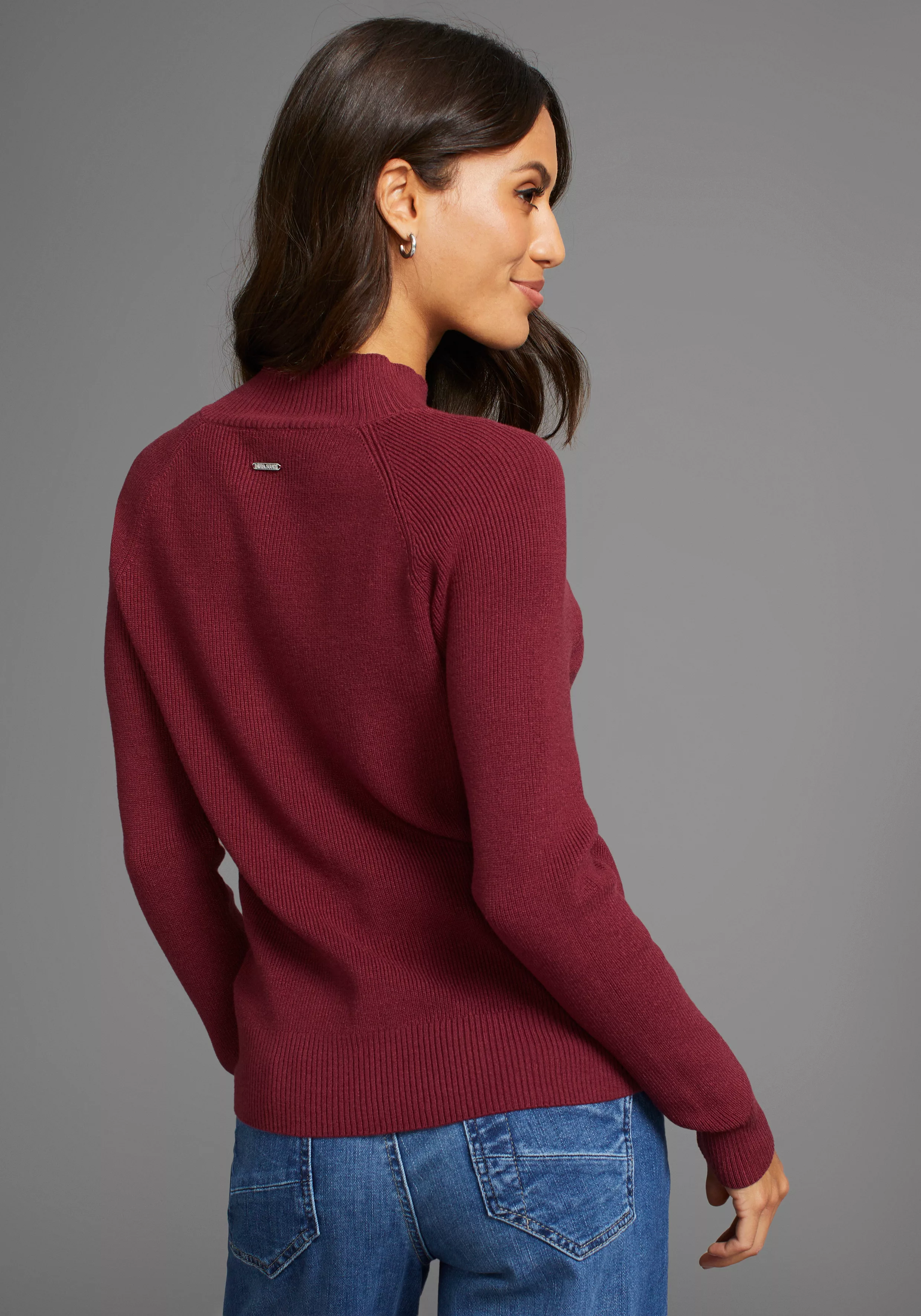 Laura Scott Strickpullover mit Knopfdetail günstig online kaufen