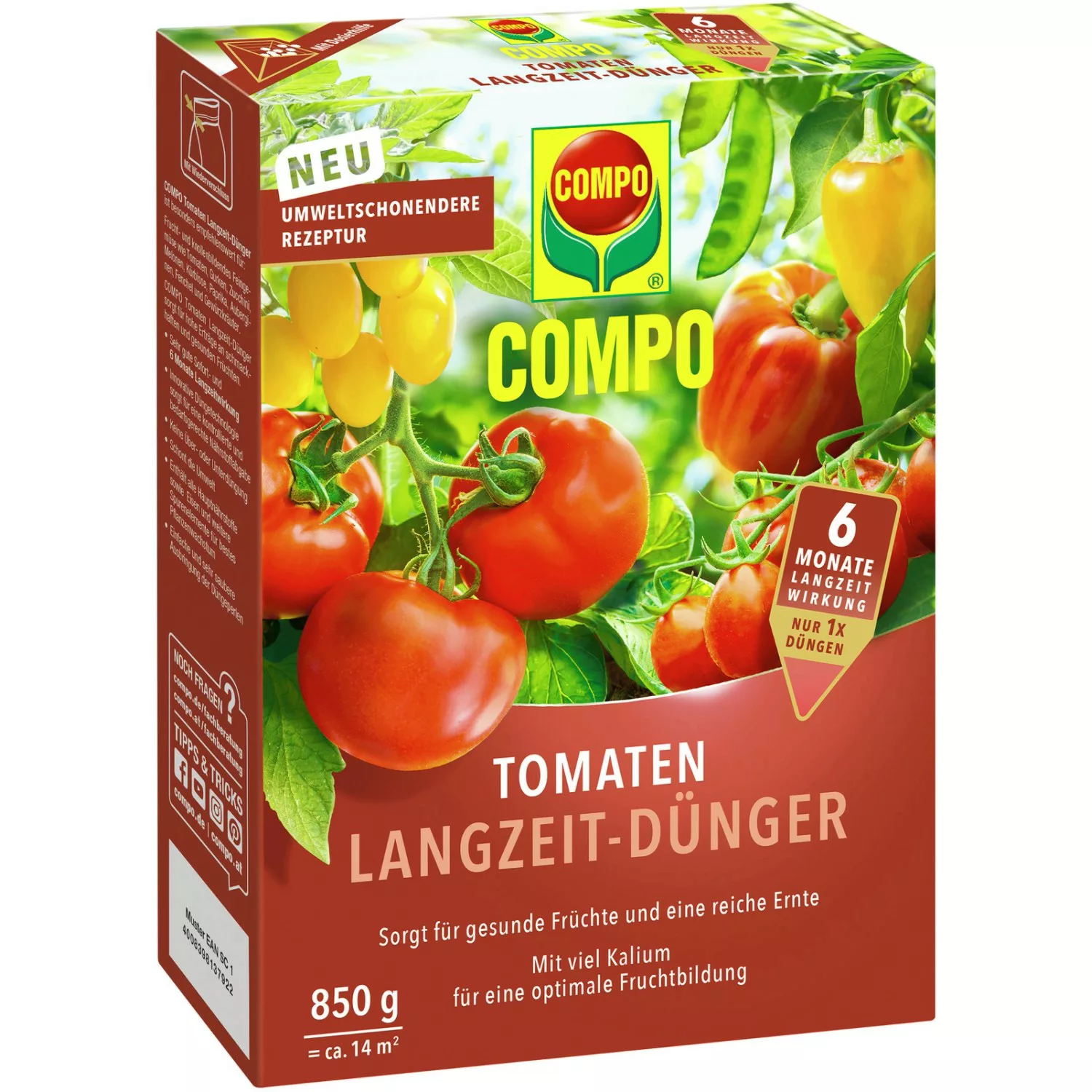 Compo Tomaten Langzeit-Dünger 850 g günstig online kaufen