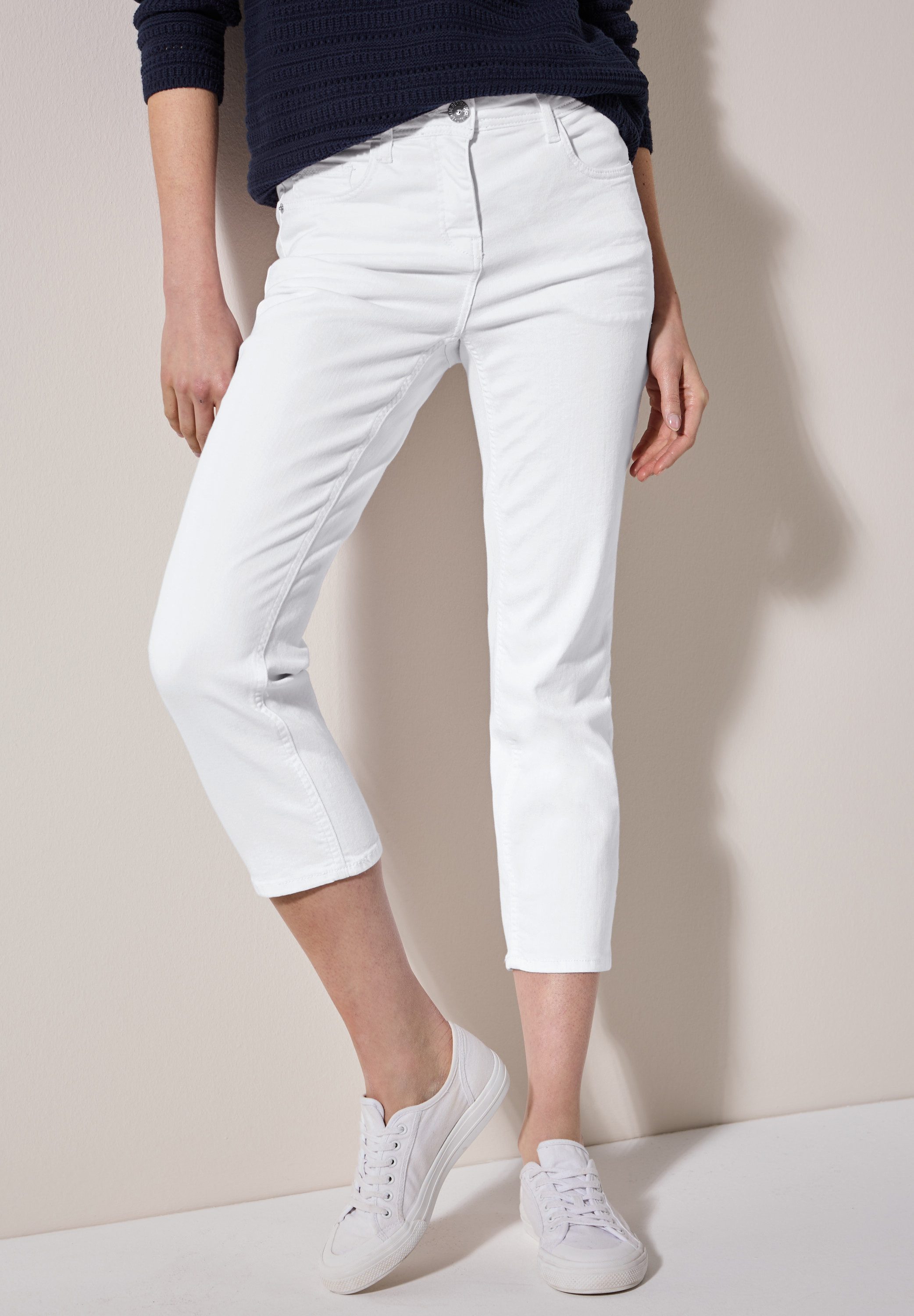 CECIL Slim-fit-Jeans mit hellgrauer Waschung günstig online kaufen