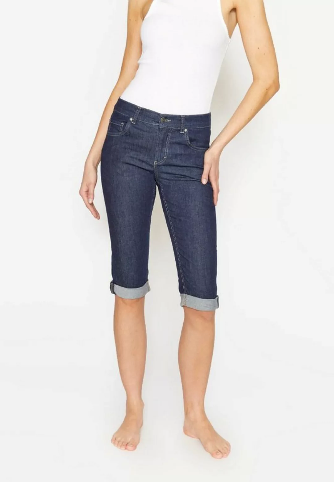 ANGELS Stretch-Jeans ANGELS JEANS 3/4 CAPRI TU dark indigo 311 470000.31 günstig online kaufen