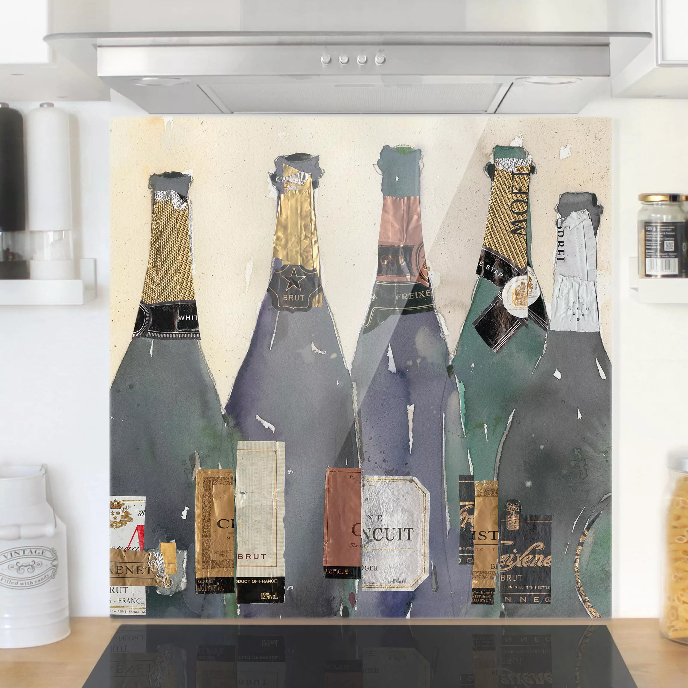 Spritzschutz Entkorkt - Champagner günstig online kaufen