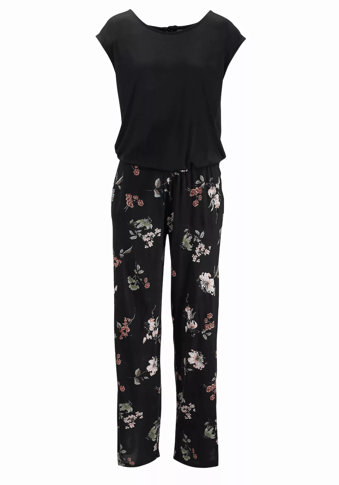 LASCANA Overall mit weitem Bein und Taschen, lockerer Jumpsuit, sommerlich günstig online kaufen