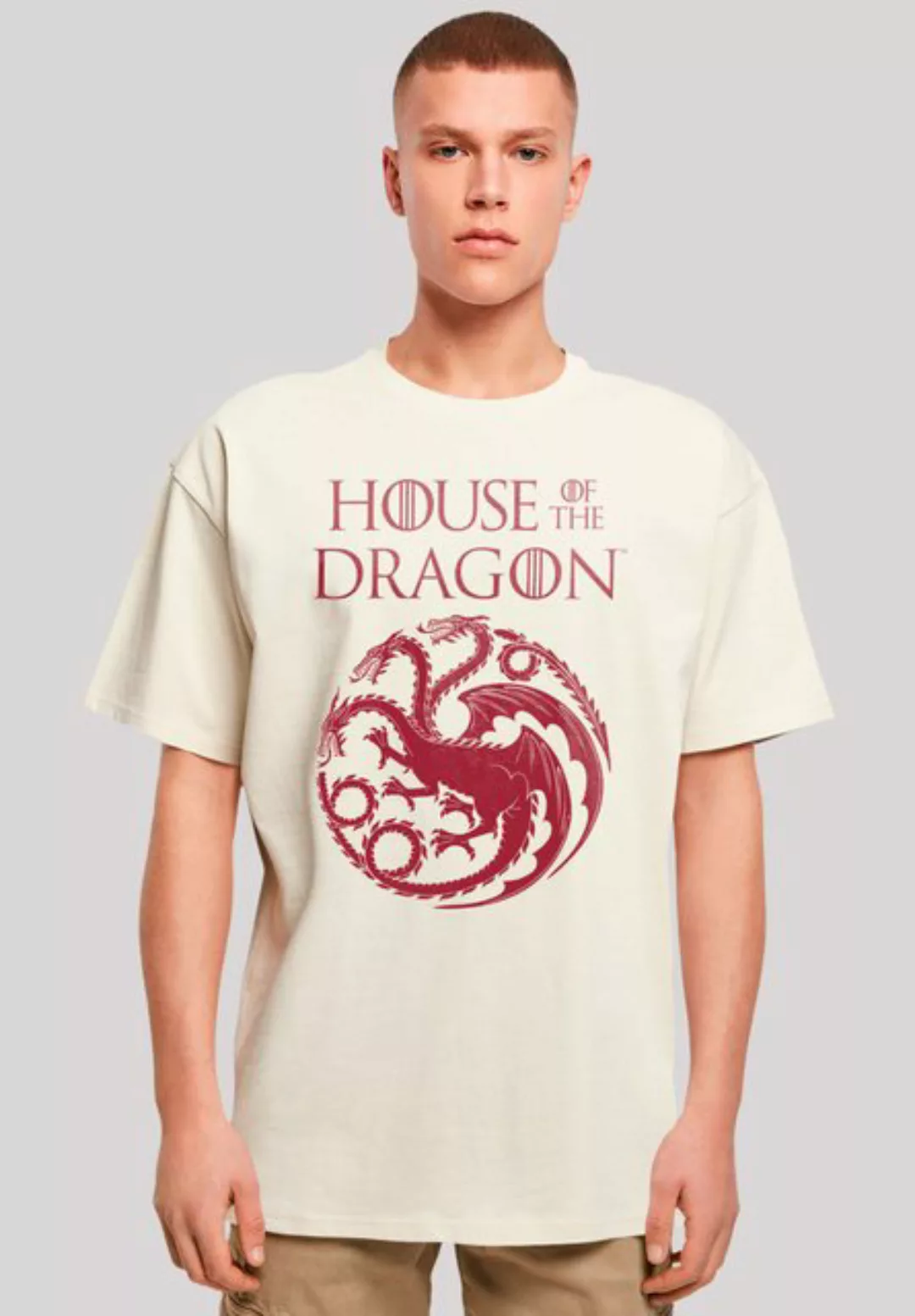 F4NT4STIC T-Shirt "House Of The Dragon Targaryen Crest Logo", Premium Quali günstig online kaufen