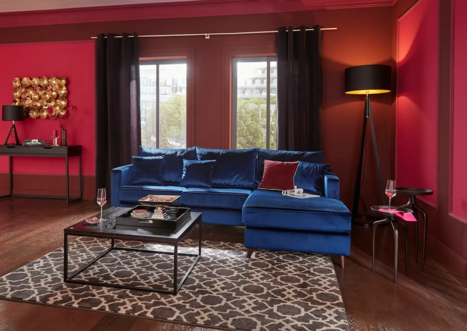 Guido Maria Kretschmer Home&Living Ecksofa "Renesse L-Form", lose Kissen, K günstig online kaufen