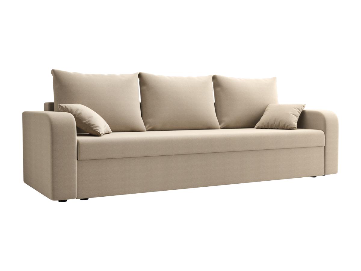 Sofa 3-Sitzer mit Schlaffunktion - Stoff - Beige - ONABIA günstig online kaufen