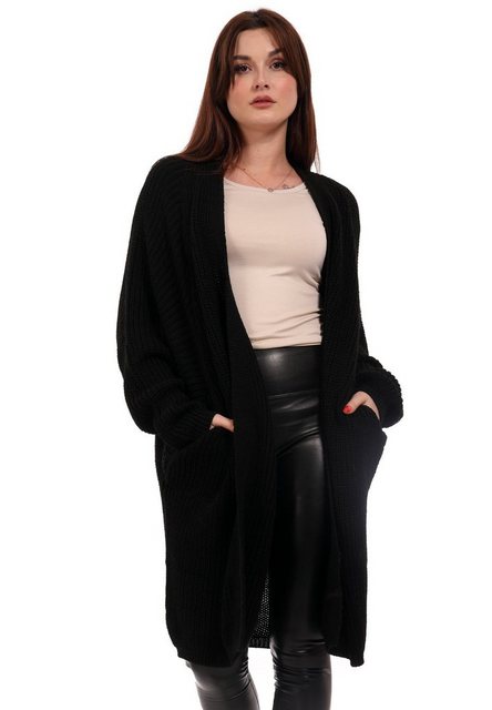 YC Fashion & Style Cardigan Oversize Cardigan Strickjacke Basic verschlussl günstig online kaufen