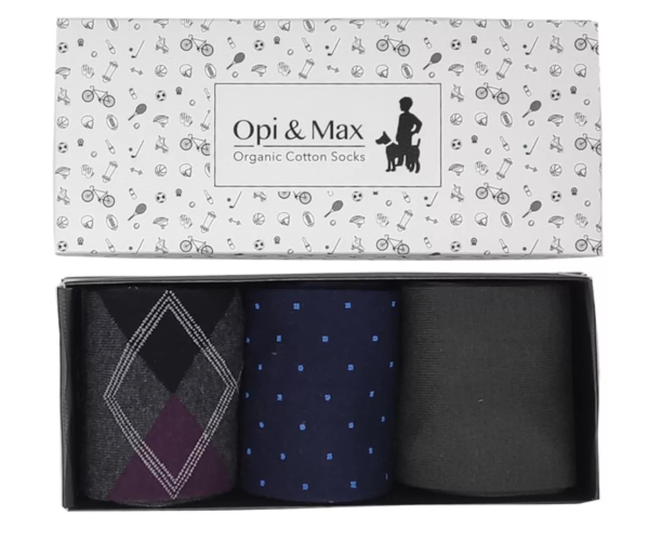 3er Box Argyle & Polka Dot And Unicolour Socken günstig online kaufen