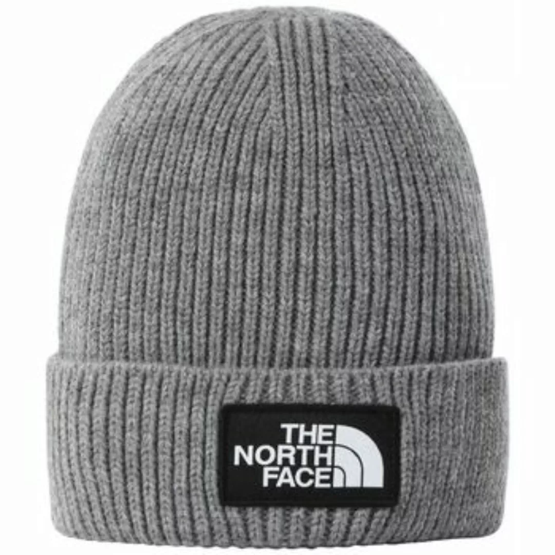 The North Face  Hut NF0A3FJX - LOGO BOX CUFFED-DYY1 Medium Grey Heather günstig online kaufen