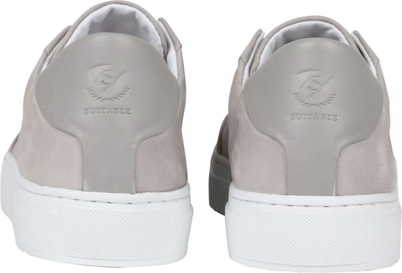 Suitable Nubuck Skave Sneaker Hellgrau - Größe 43 günstig online kaufen