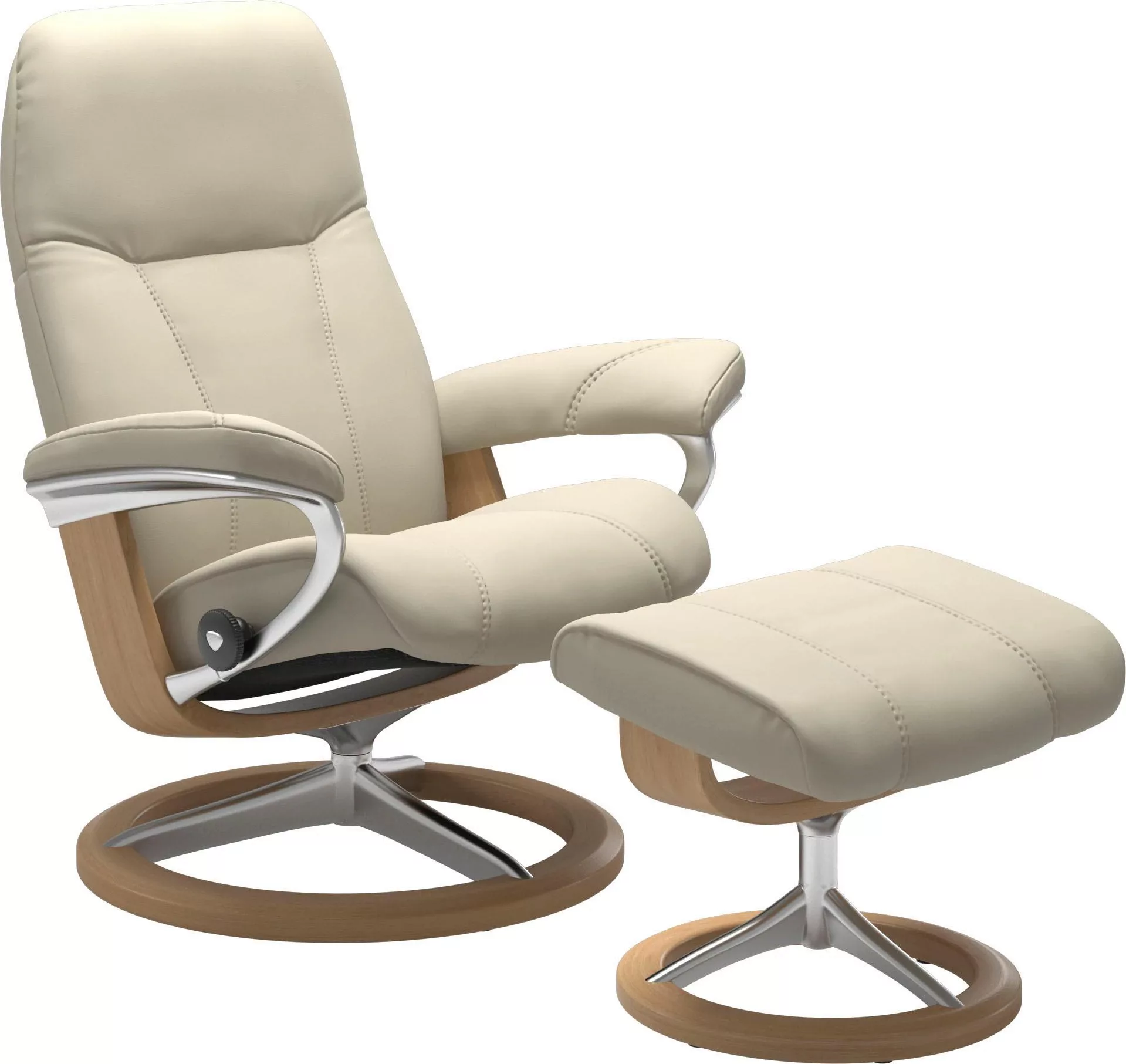 Stressless Relaxsessel "Consul", (Set, Relaxsessel mit Hocker), mit Hocker, günstig online kaufen