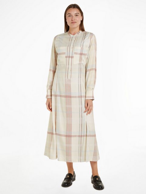 Tommy Hilfiger Blusenkleid RWB CHECK FLUID MIDI DRESS (Global Serie TH WOME günstig online kaufen