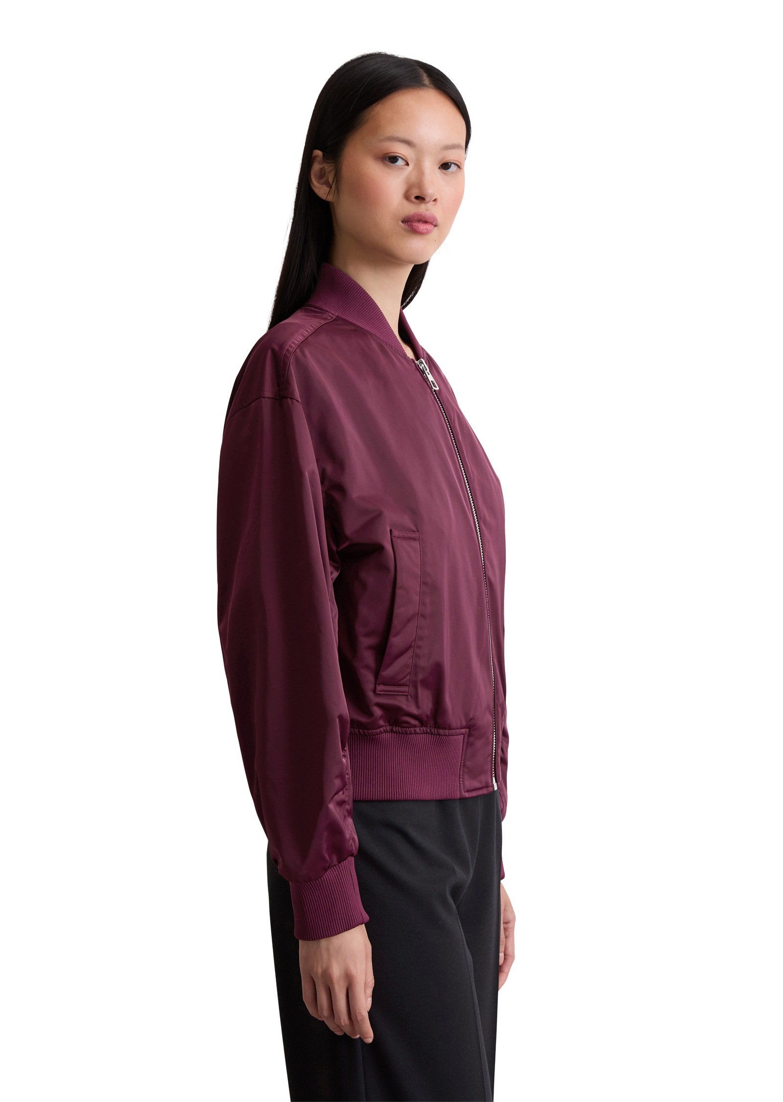 Marc OPolo Outdoorjacke "aus recyceltem Shiny-Polyester-Twill", ohne Kapuze günstig online kaufen