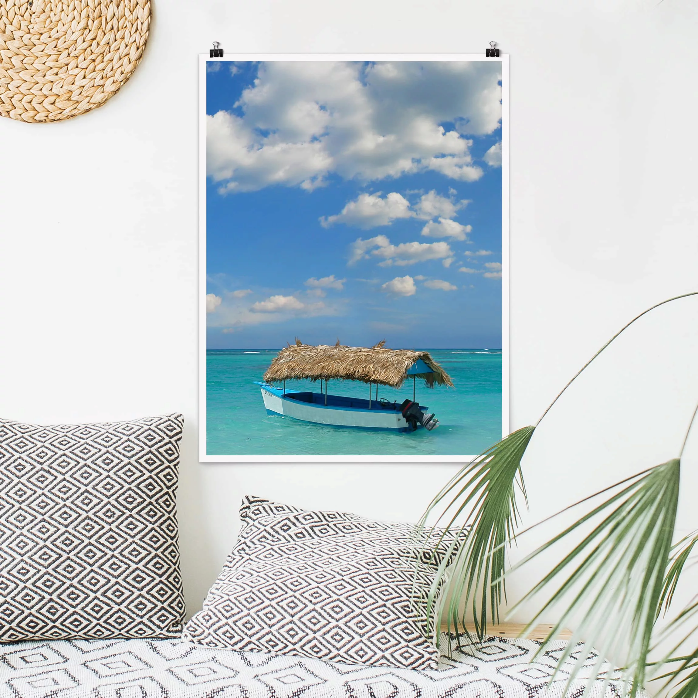 Poster Strand - Hochformat Tropischer Strand günstig online kaufen