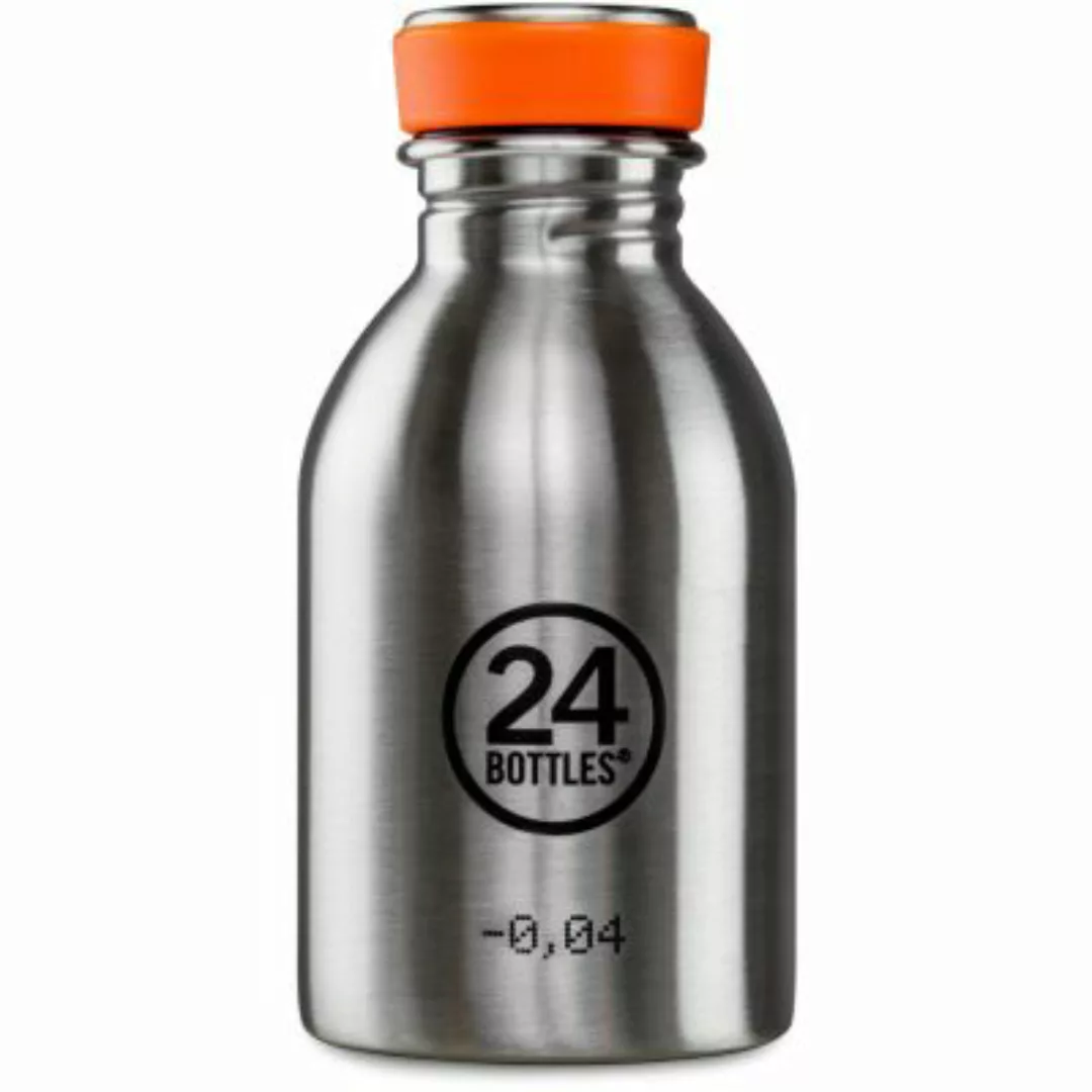 24Bottles Basic Urban Trinkflasche 250 ml Trinkflaschen silber günstig online kaufen
