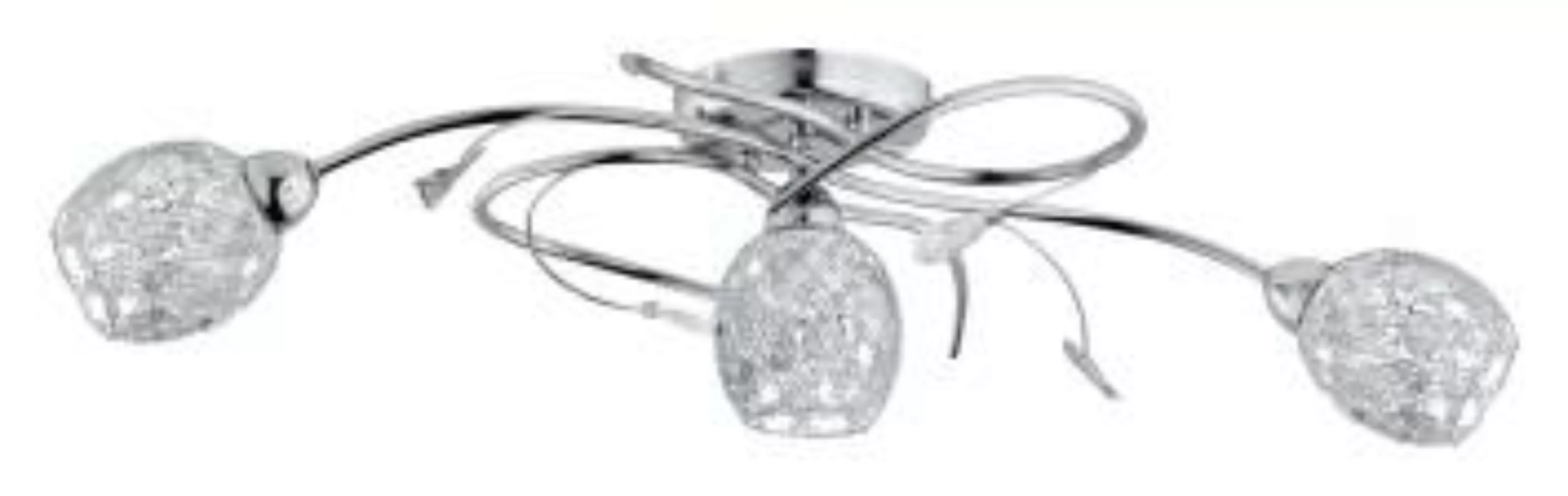 Klassische Deckenlampe Chrom E14 3-flammig elegant günstig online kaufen