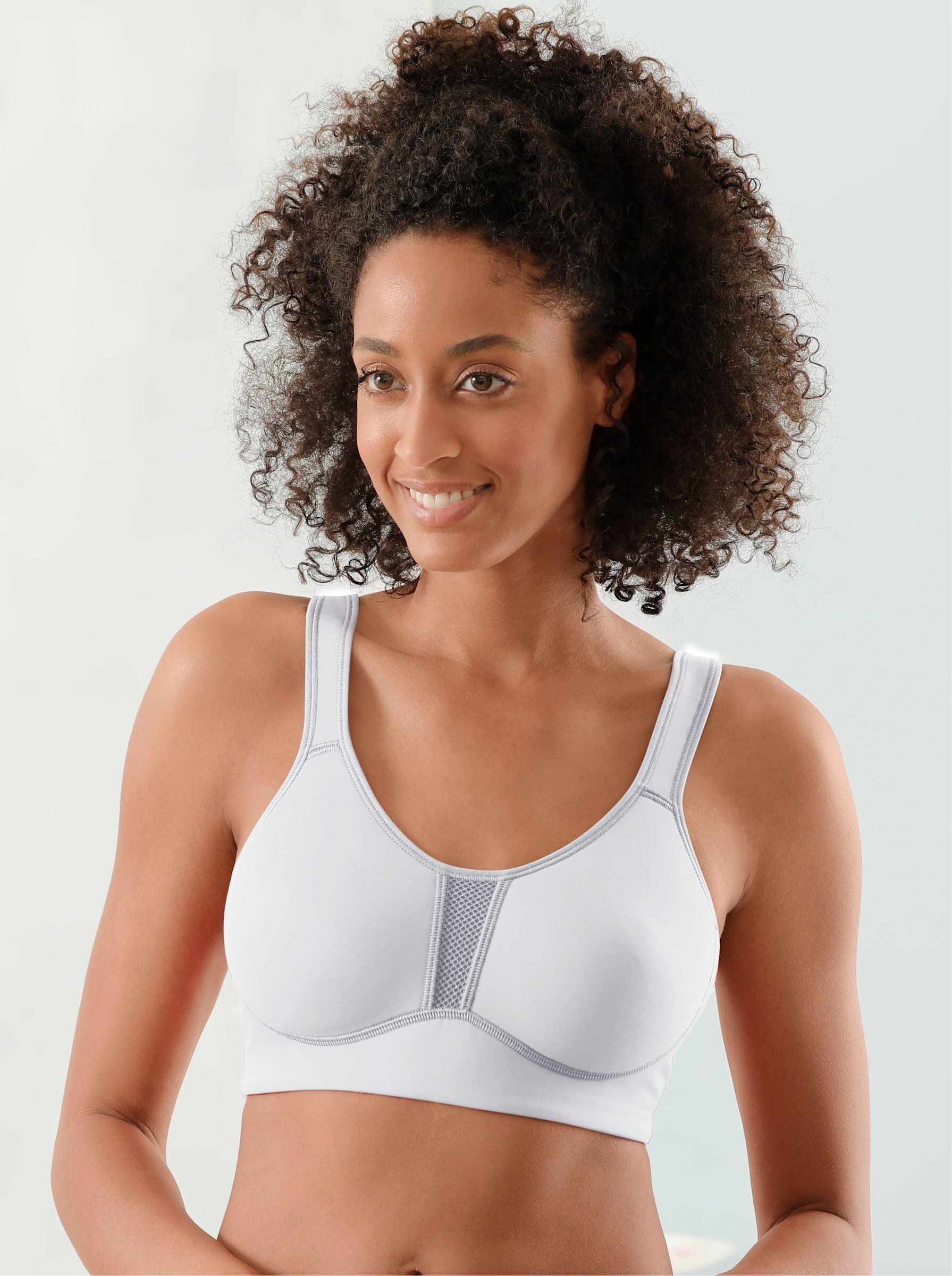 Viania Bügelloser BH Sport-BH ohne Bügel günstig online kaufen