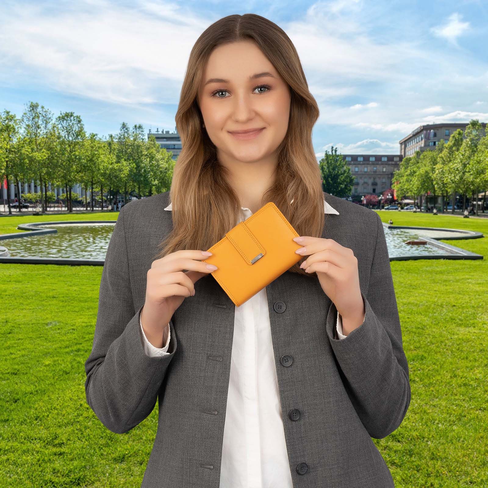 EAAKIE Geldbörse RFID Damen Geldbörse Portemonnaie günstig online kaufen