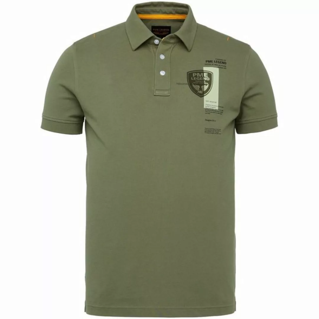 PME LEGEND Poloshirt grün regular fit (1-tlg) günstig online kaufen