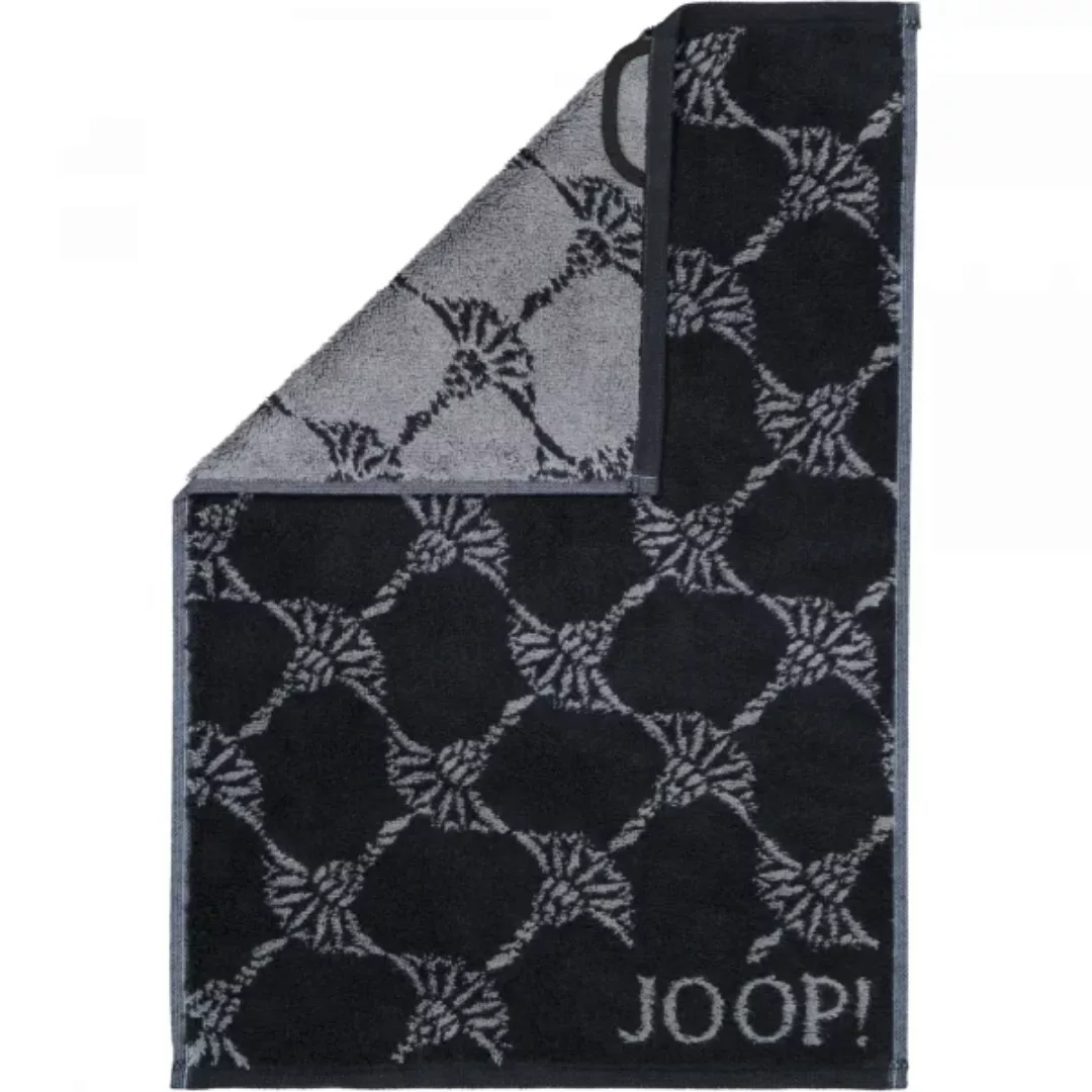 JOOP! Cornflower 1611 - Farbe: Schwarz - 90 - Gästetuch 30x50 cm günstig online kaufen