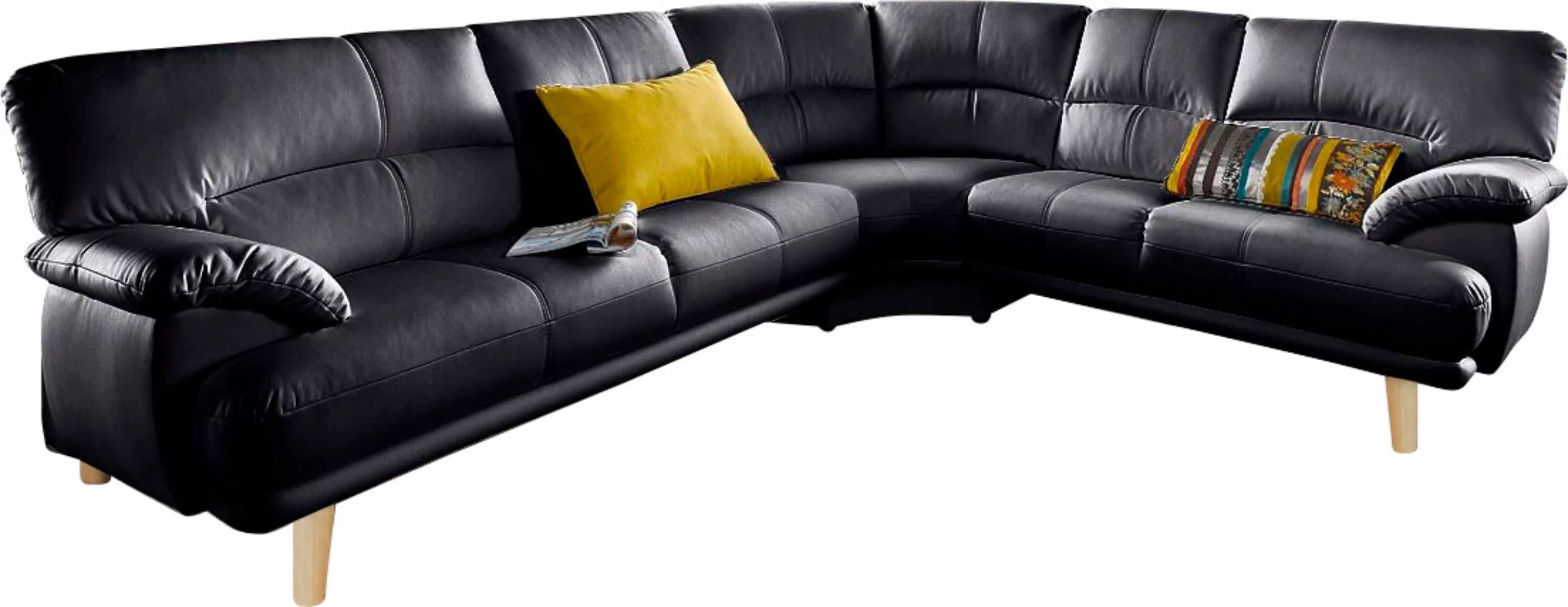 TRENDMANUFAKTUR Polsterecke "Cecilia, italienisches Designsprache, modern u günstig online kaufen